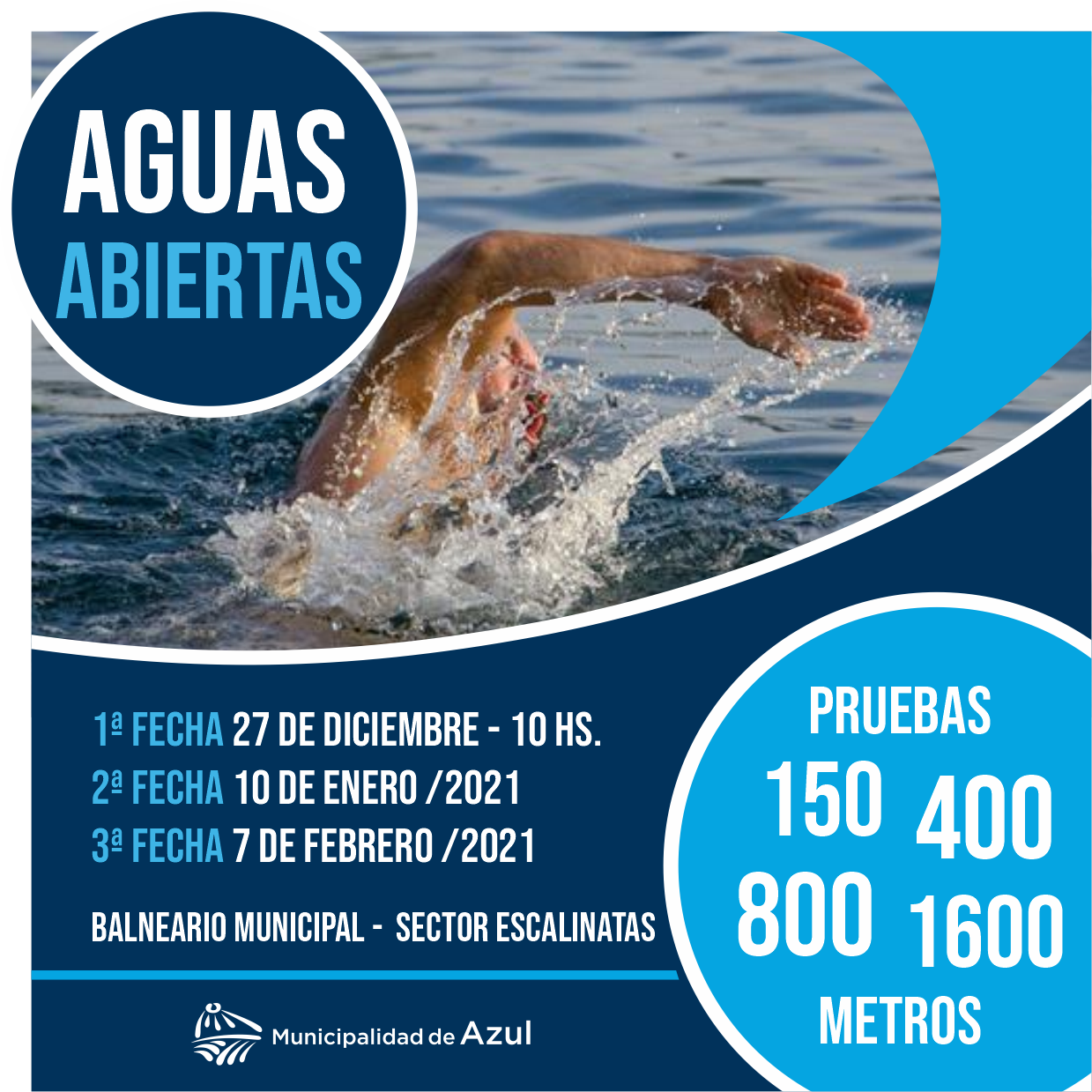 Comienza Una Nueva Temporada De Aguas Abiertas – Municipio De Azul